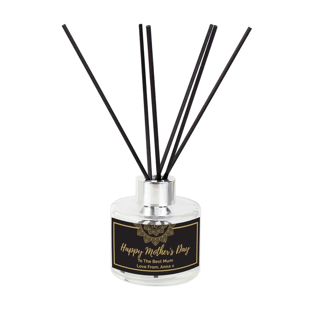 Personalised Gold Mandala Reed Diffuser £13.49